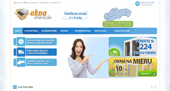 Desktop Screenshot of oknaonline.sk